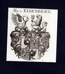 Herren eisenberg heraldik gebraucht kaufen  Wird an jeden Ort in Deutschland