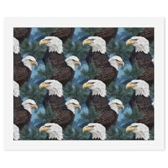 Bald eagle dipinto usato  Spedito ovunque in Italia 