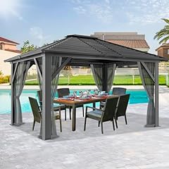 10x12ft hardtop gazebo for sale  Delivered anywhere in USA 