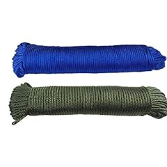 Used, Nylon Rope 1/8 inch(3mm) Solid Braid,High Strength,UV for sale  Delivered anywhere in USA 