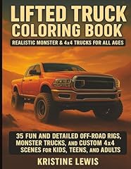 Lifted truck coloring for sale  Delivered anywhere in UK