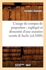 Usage compas proportion d'occasion  Livré partout en France