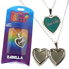 Isabella personalised heart for sale  Delivered anywhere in UK