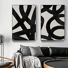 Black beige abstract for sale  Delivered anywhere in USA 