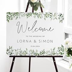 Wedding welcome sign for sale  Delivered anywhere in Ireland