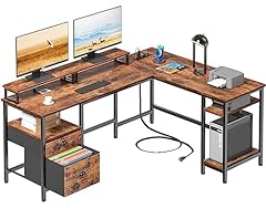 Furologee shaped desk for sale  Delivered anywhere in USA 