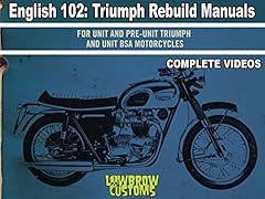 English 102 triumph for sale  Delivered anywhere in UK