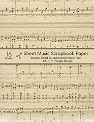 Sheet music scrapbook for sale  Delivered anywhere in UK