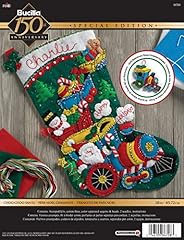 Bucilla choo santa for sale  Delivered anywhere in USA 