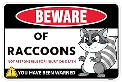 Venicor raccoon sign for sale  Delivered anywhere in USA 