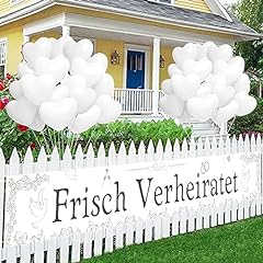 Frisch verheiratet banner gebraucht kaufen  Wird an jeden Ort in Deutschland