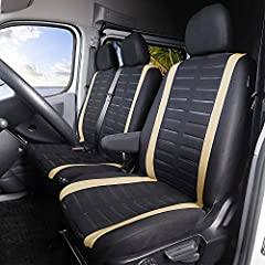 TOYOUN Van Seat Covers 3D Stripe Print Universal Fit for sale  Delivered anywhere in UK