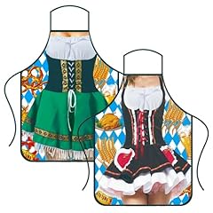 2pcs oktoberfest apron for sale  Delivered anywhere in UK