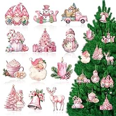 36pcs pink christmas for sale  Delivered anywhere in USA 