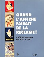 Affiche faisait réclame d'occasion  Livré partout en France