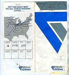 Midway airlines ticket for sale  Delivered anywhere in USA 