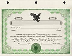 Corporate Stock Certificate for sale  Delivered anywhere in USA 
