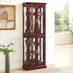 Lighted curio cabinet for sale  Delivered anywhere in USA 