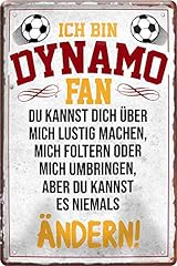 Blechschilder dynamo fan gebraucht kaufen  Wird an jeden Ort in Deutschland