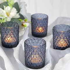 Pcs blue votive for sale  Delivered anywhere in USA 