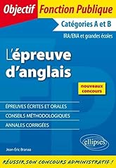 Epreuve anglais épreuves d'occasion  Livré partout en France