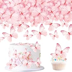 60pcs edible butterfly for sale  Delivered anywhere in UK
