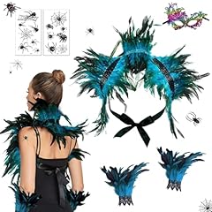 Gothic women feather for sale  Delivered anywhere in UK