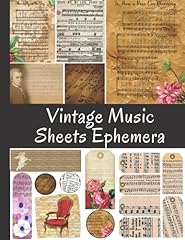 Vintage music sheets for sale  Delivered anywhere in UK