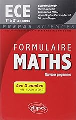 Formulaire maths ece d'occasion  Livré partout en France