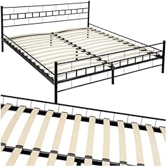Tectake metallbett bettgestell gebraucht kaufen  Wird an jeden Ort in Deutschland