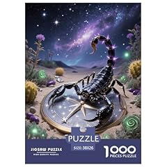 Puzzle scorpion 1000 usato  Spedito ovunque in Italia 