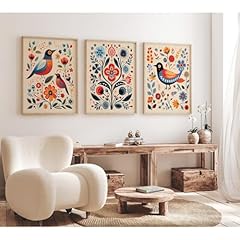 Scandinavian folk wall for sale  Delivered anywhere in USA 