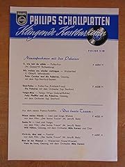 Philips schallplatten klingend gebraucht kaufen  Wird an jeden Ort in Deutschland