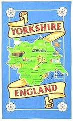 Yorkshire map tea for sale  Delivered anywhere in UK