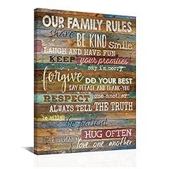 Family rules decorative for sale  Delivered anywhere in USA 