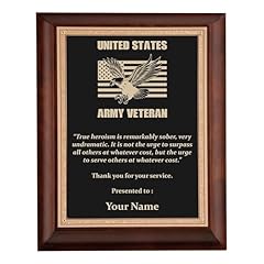 Military appreciation plaques for sale  Delivered anywhere in USA 
