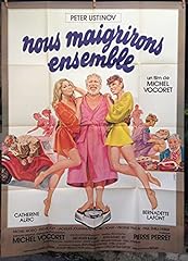 Affiche maigrirons ensemble d'occasion  Livré partout en France