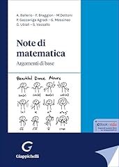 Note matematica. argomenti usato  Spedito ovunque in Italia 