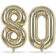 80th birthday balloons for sale  Delivered anywhere in UK