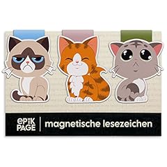 Magnetische lesezeichen katze gebraucht kaufen  Wird an jeden Ort in Deutschland