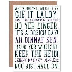 Scottish sayings phrases for sale  Delivered anywhere in UK