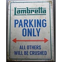 Hotrodspirit plaque lambretta d'occasion  Livré partout en France