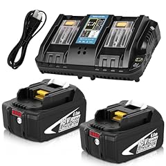2packs 6000mah bl1860b for sale  Delivered anywhere in USA 