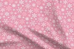 Spoonflower fabric snowflakes for sale  Delivered anywhere in USA 