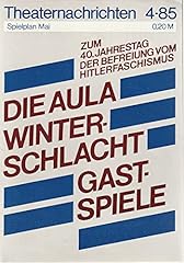 Theaternachrichten 85 spielpla gebraucht kaufen  Wird an jeden Ort in Deutschland