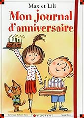 Journal anniversaire carnet d'occasion  Livré partout en France