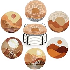 Pcs coasters drinks for sale  Delivered anywhere in USA 