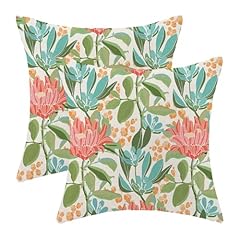 Coral floral pillow for sale  Delivered anywhere in USA 