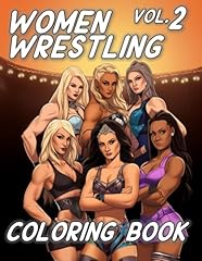 Women wrestling coloring for sale  Delivered anywhere in UK