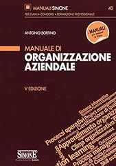 Manuale organizzazione azienda usato  Spedito ovunque in Italia 